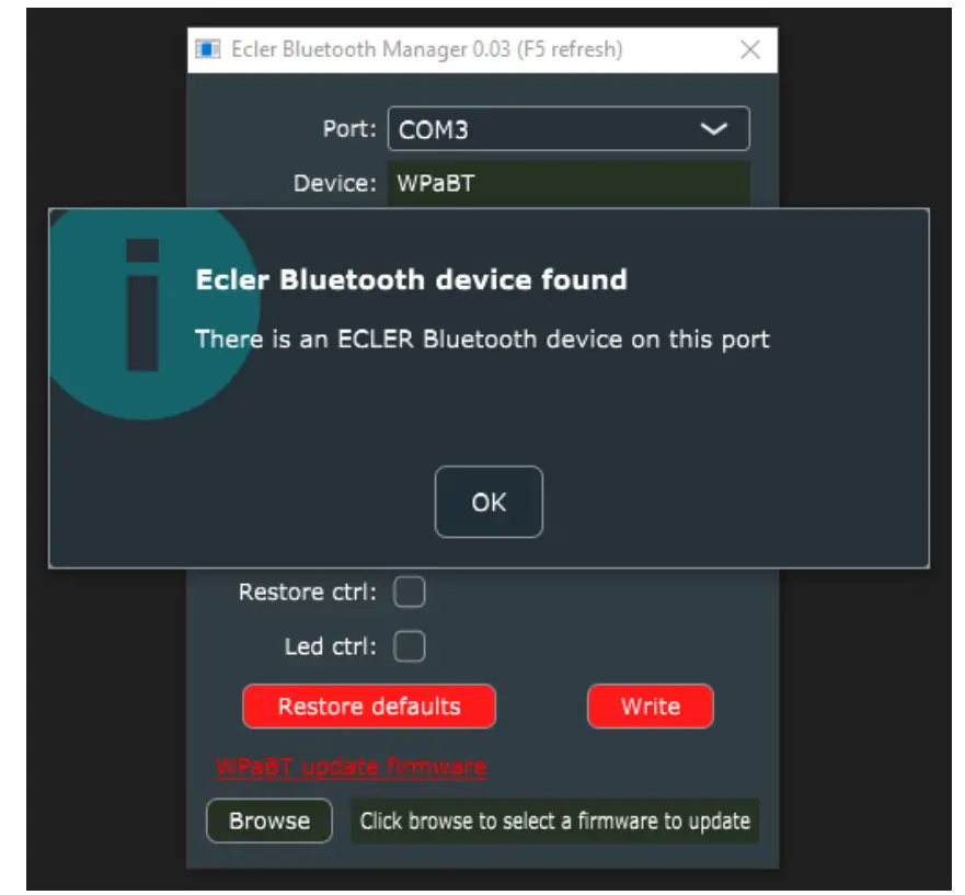 ecler WPaBT Bluetooth Receiver Wall Panel - Figure 7