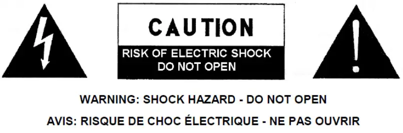 ecler WPaBT Bluetooth Receiver Wall Panel - warning