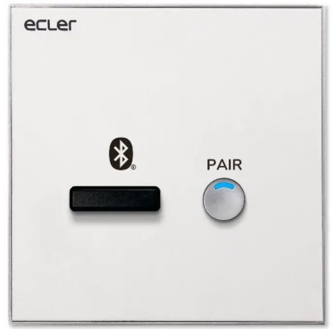 ecler WPaBT Bluetooth Receiver Wall Panel