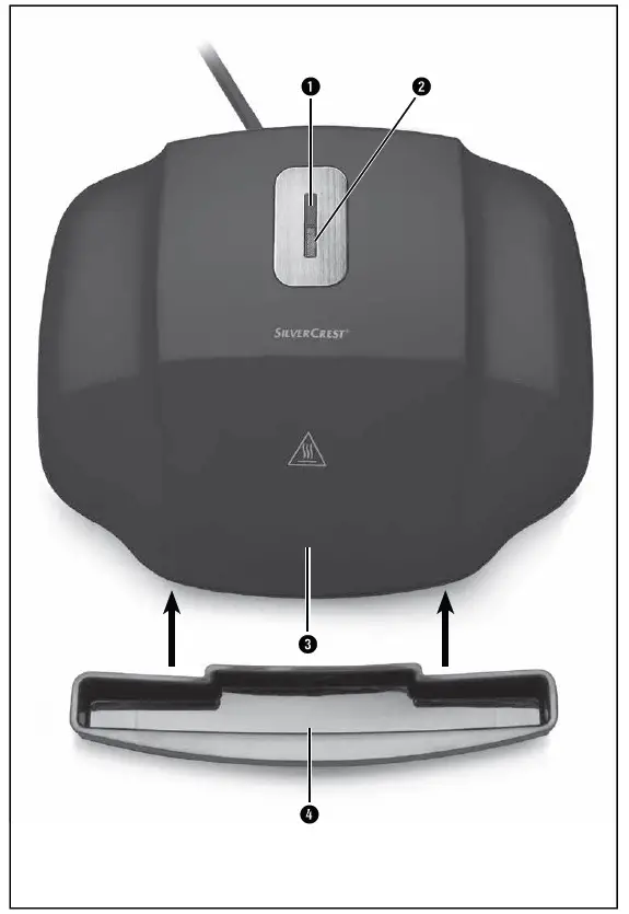 SILVERCREST-SKG-1000-B2-Contact-Grill-Instruction-Manual-fig-1