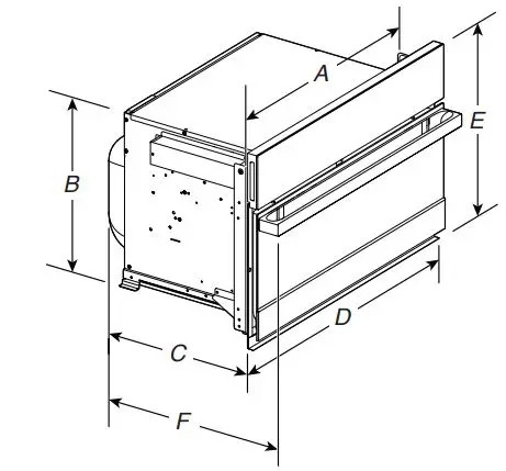 JENNAIR 27 Inch 68.6cm and 30Inch 76.2cm Electric Built In Convection Microwave Oven Installation Guide - Product Dimensions