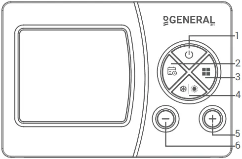 GENERAL Life SENNA 300 RF Wireless Room Thermostat A06