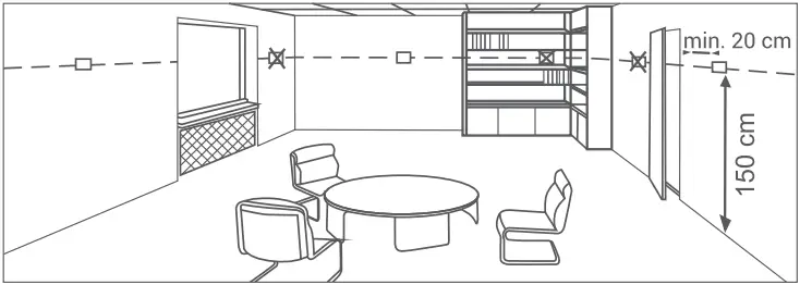 GENERAL Life SENNA 300 RF Wireless Room Thermostat C02
