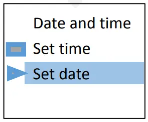 EVISTR L157 Digital Voice Recorder - Select Set Date