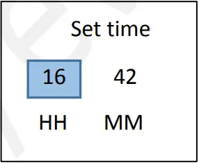 EVISTR L157 Digital Voice Recorder - adjust hour