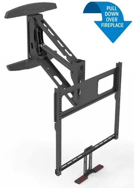 manhattan 461825 Above Fireplace Pull Down TV Mount - Figure 18