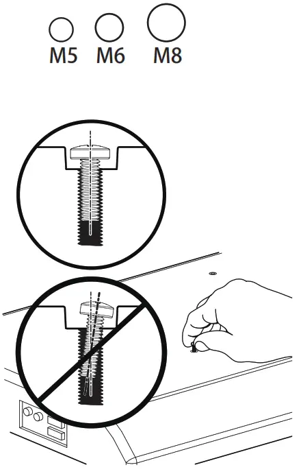 manhattan 461825 Above Fireplace Pull Down TV Mount - Figure 9