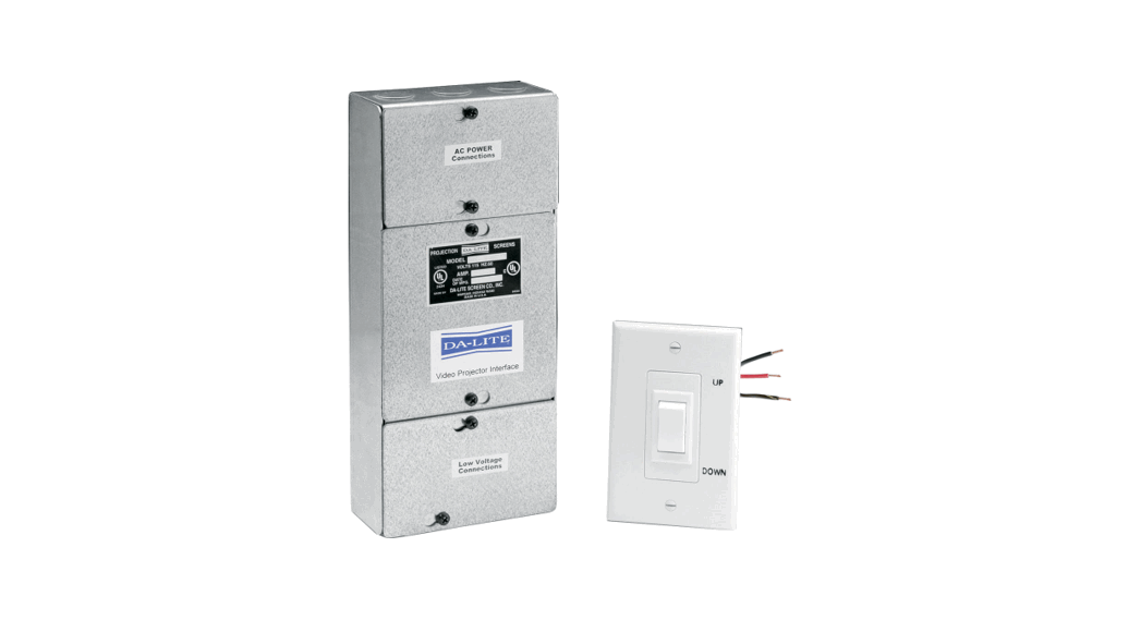 Da-lite 39021 Video Projector Interface Instructions Da-lite 39021 Video Projector Interface Instructions