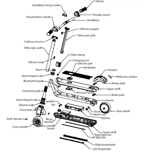 GYROOR-H30-Max-Electric-Scooter-fig-2