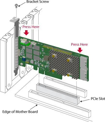 Lenovo ThinkSystem 440 16i SAS SATA PCIe Gen4 12Gb Internal HBA - Adapter Installation Instructions 1
