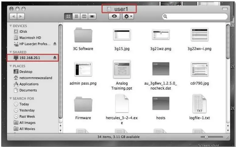 casa systems NF18MESH CloudMesh Gateway -finder window sidebar