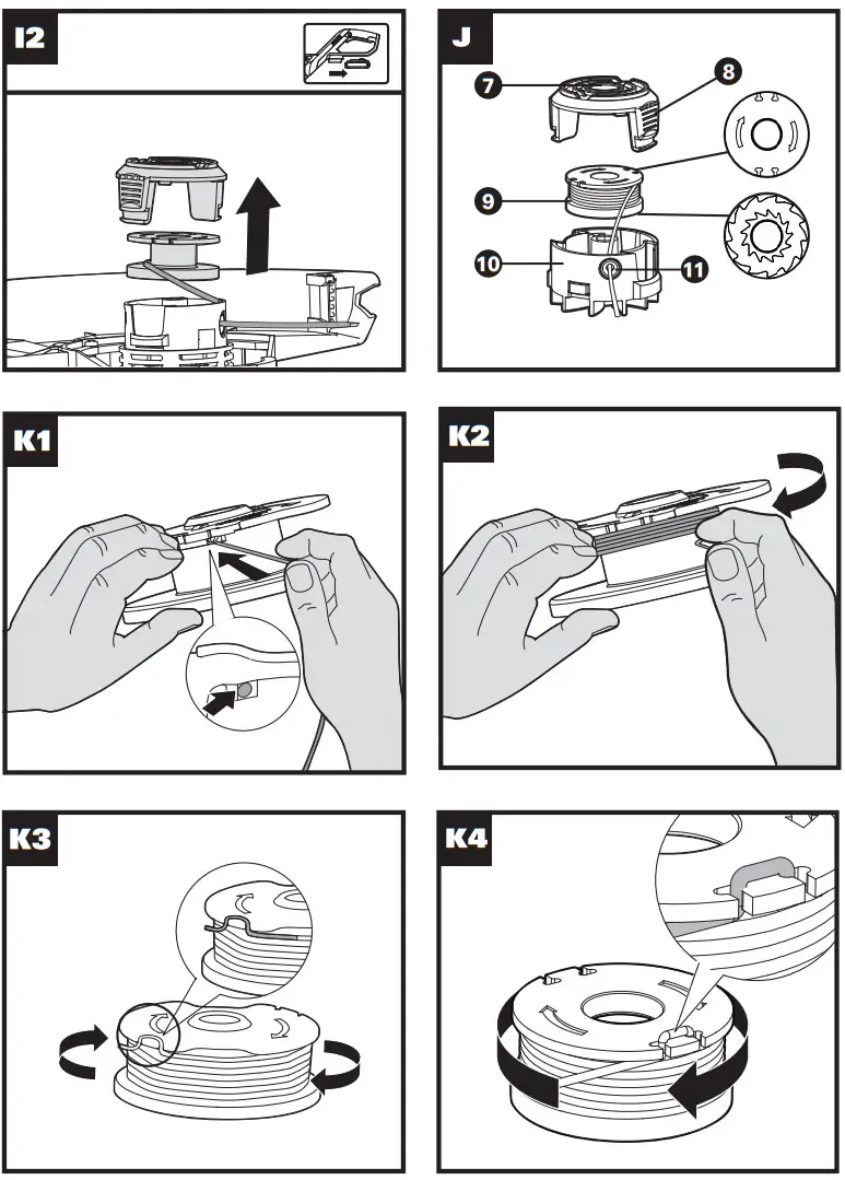 WORX WG157E Cordless 25cm Grass Trimmer - Fig3
