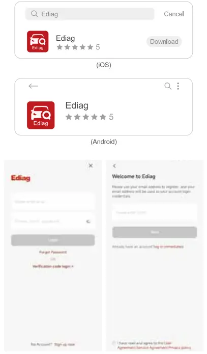 EDIAG KEPLUS OBD2 Scanner - 1