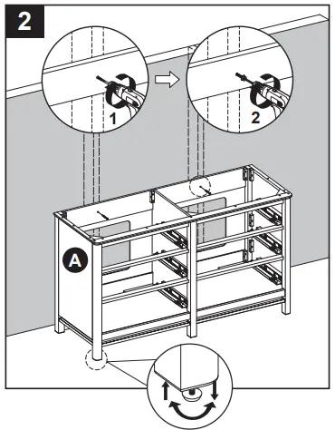 allen roth 1694VA-60-241-900-UM Undermount Double Sink - figure 2