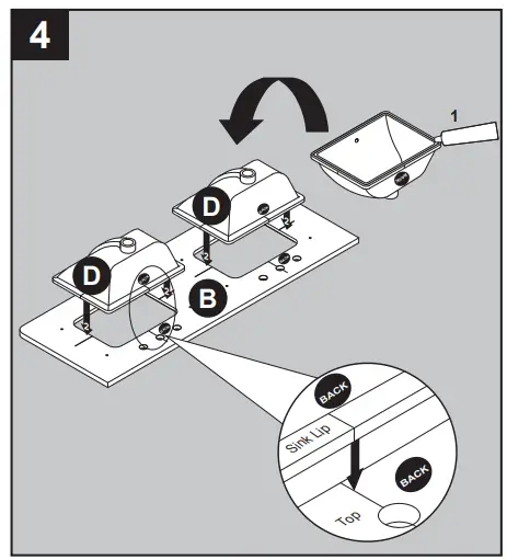 allen roth 1694VA-60-241-900-UM Undermount Double Sink - figure 5