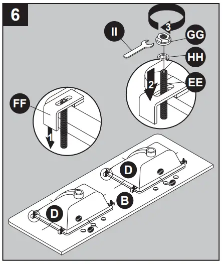 allen roth 1694VA-60-241-900-UM Undermount Double Sink - figure 7