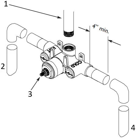 NEWPORT BRASS Thermostatic Valve and Trim fig 3