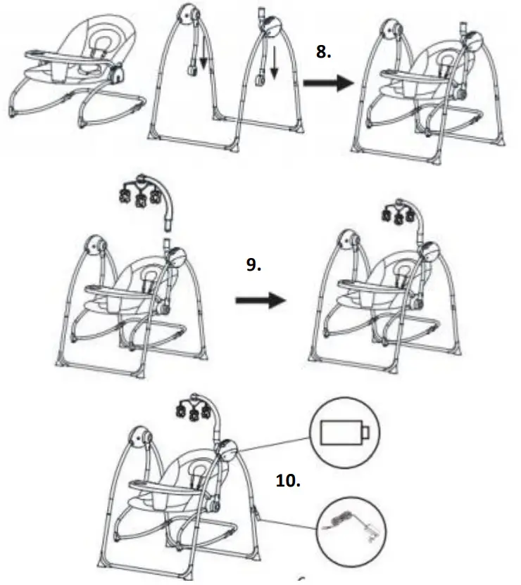 MOnI PD-A02 Children's Swing - fig 4