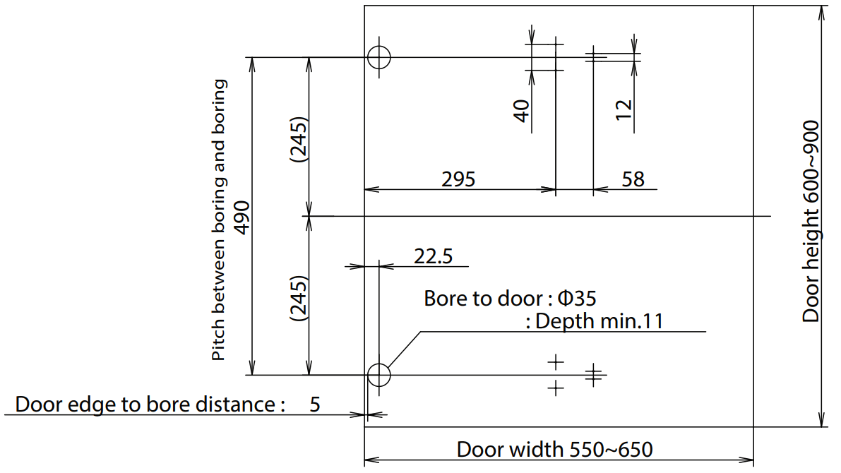 SUGATSUNE LIN X 600 Lateral Door Opening System - FIGURE 10