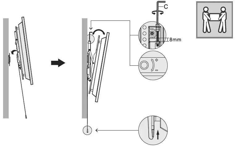 HAGOR-8405-Superslim-Tilt-600-Tilting-Wall-Mount-07