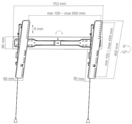 HAGOR-8405-Superslim-Tilt-600-Tilting-Wall-Mount-09