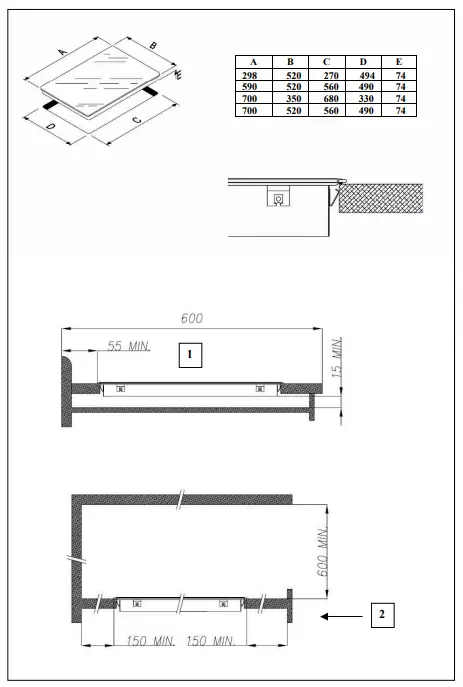 cata TT-603 Ceramic Hob - 4