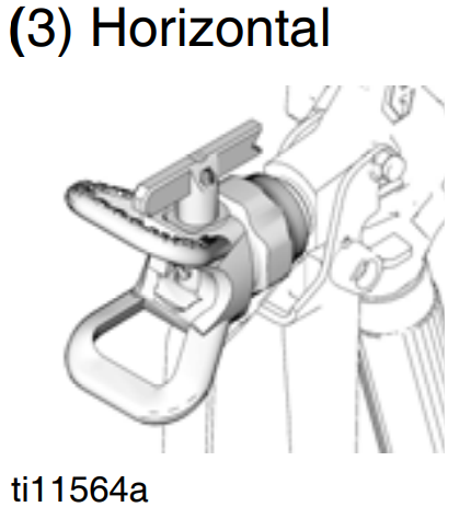 GRACO SG2 Metal Spray Guns -Horizontal