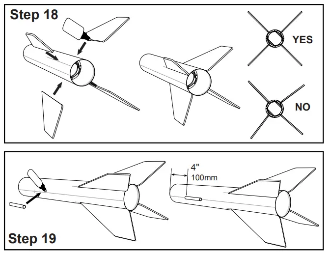 APOGEE QuickDraw 29 mm Motor Rocket - fig 11