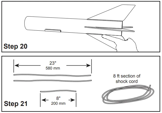 APOGEE QuickDraw 29 mm Motor Rocket - fig 12