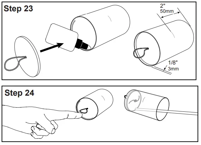 APOGEE QuickDraw 29 mm Motor Rocket - fig 14