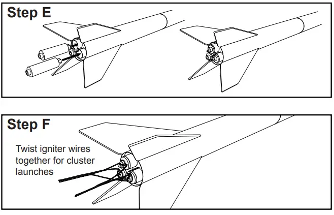 APOGEE QuickDraw 29 mm Motor Rocket - fig 39