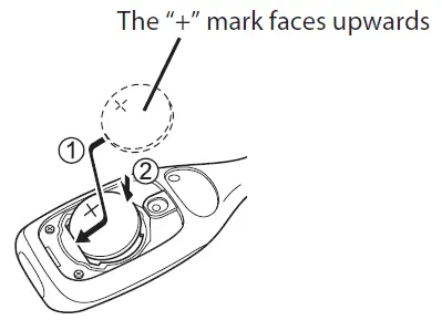 Insert the new battery