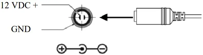 NOVUS NVIP 5VE 6202M II Vandal Proof IP Camera with Motor - supply connector