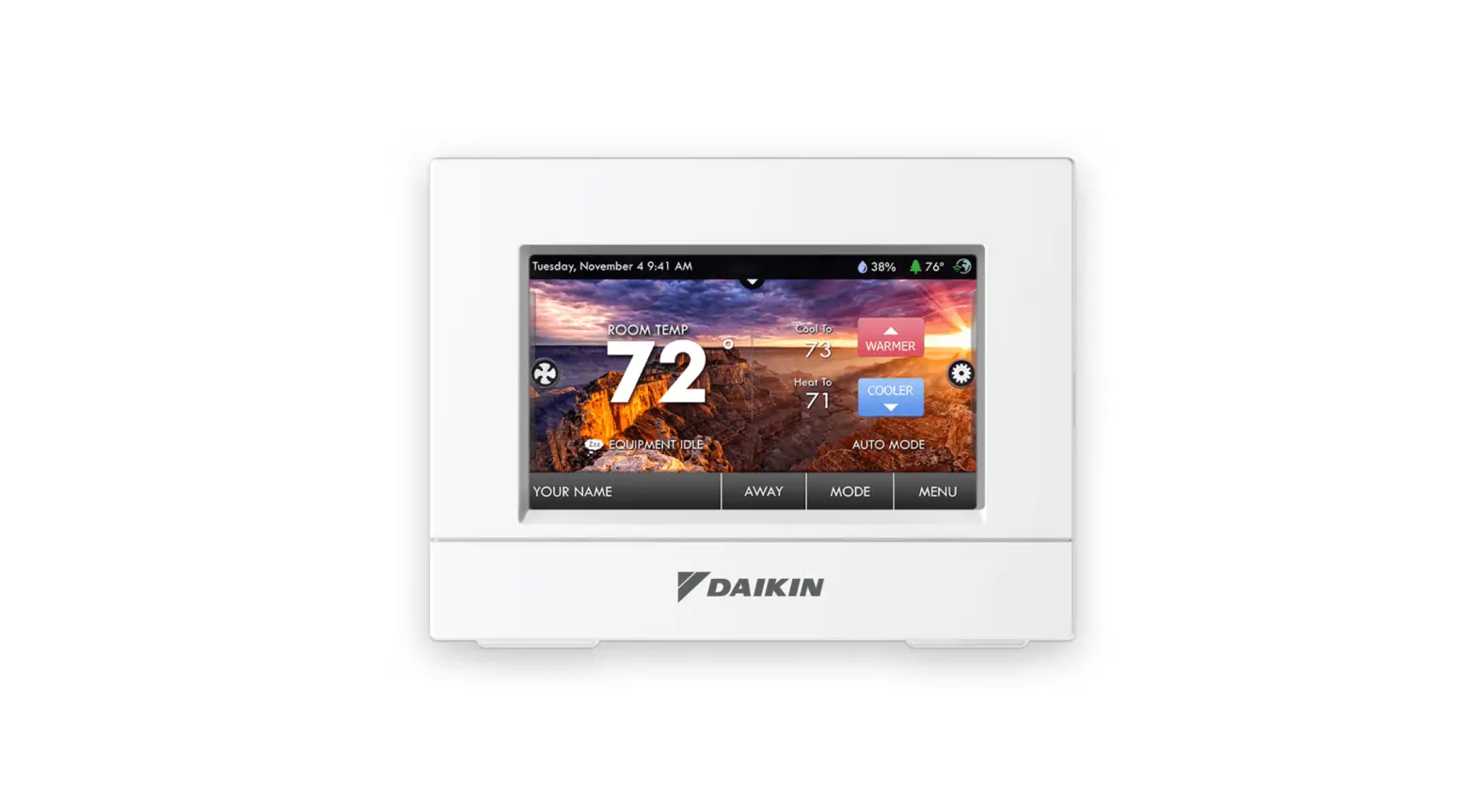 Daikin Dt4272 Touchscreen Digital Thermostat Owner Manual