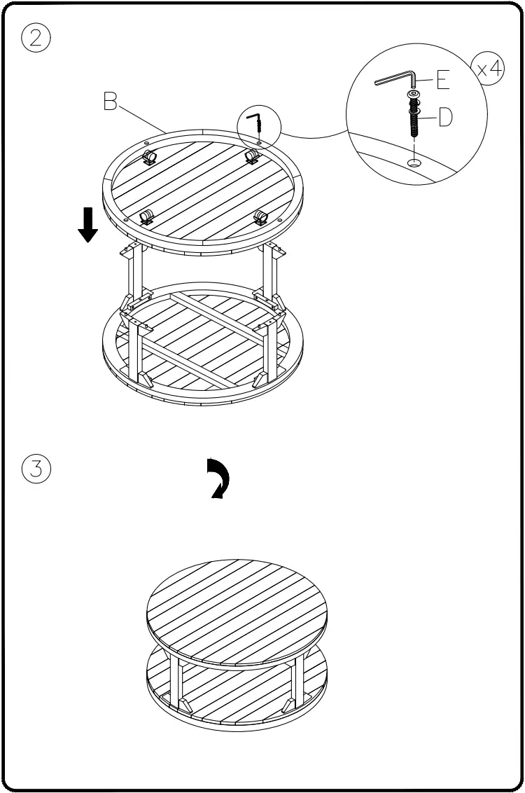 ASHLEY T745-8 Rogness Lift Top Cocktail Table - fig 3