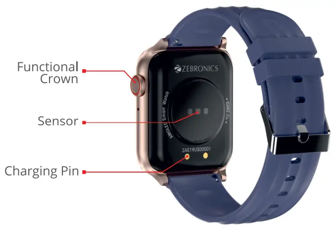 ZEBRONICS Iconic Lite Smart Watch - fig