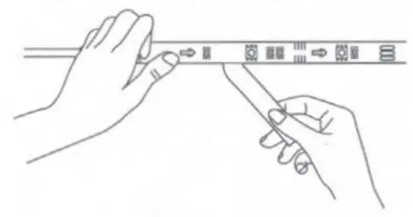 Govee H619B RGBIC LED Strip Lights - over it firmly