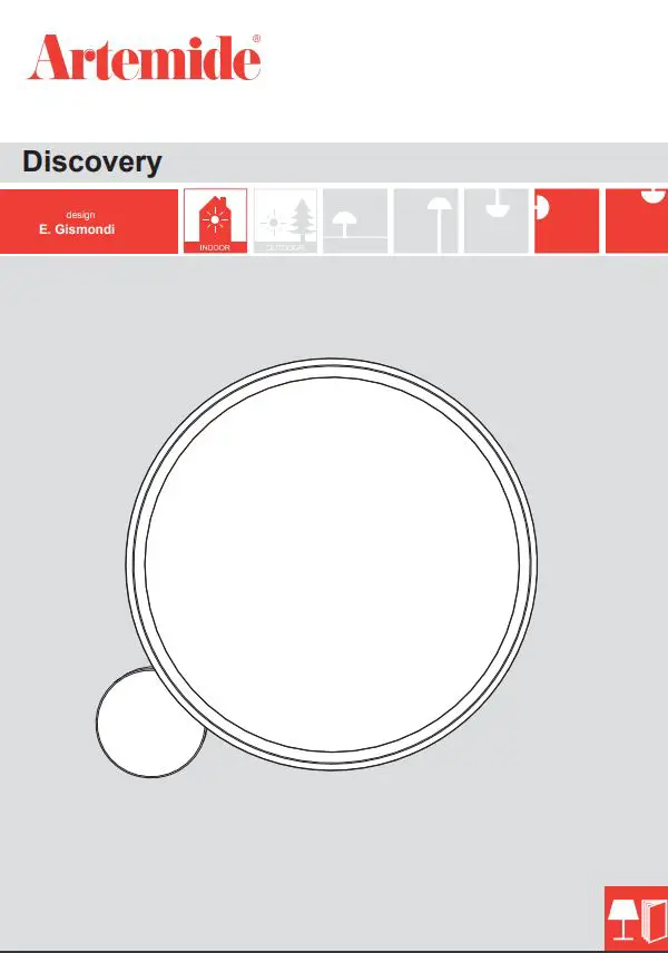 Artemide Discovery LED Ceiling-Wall Light Installation Guide