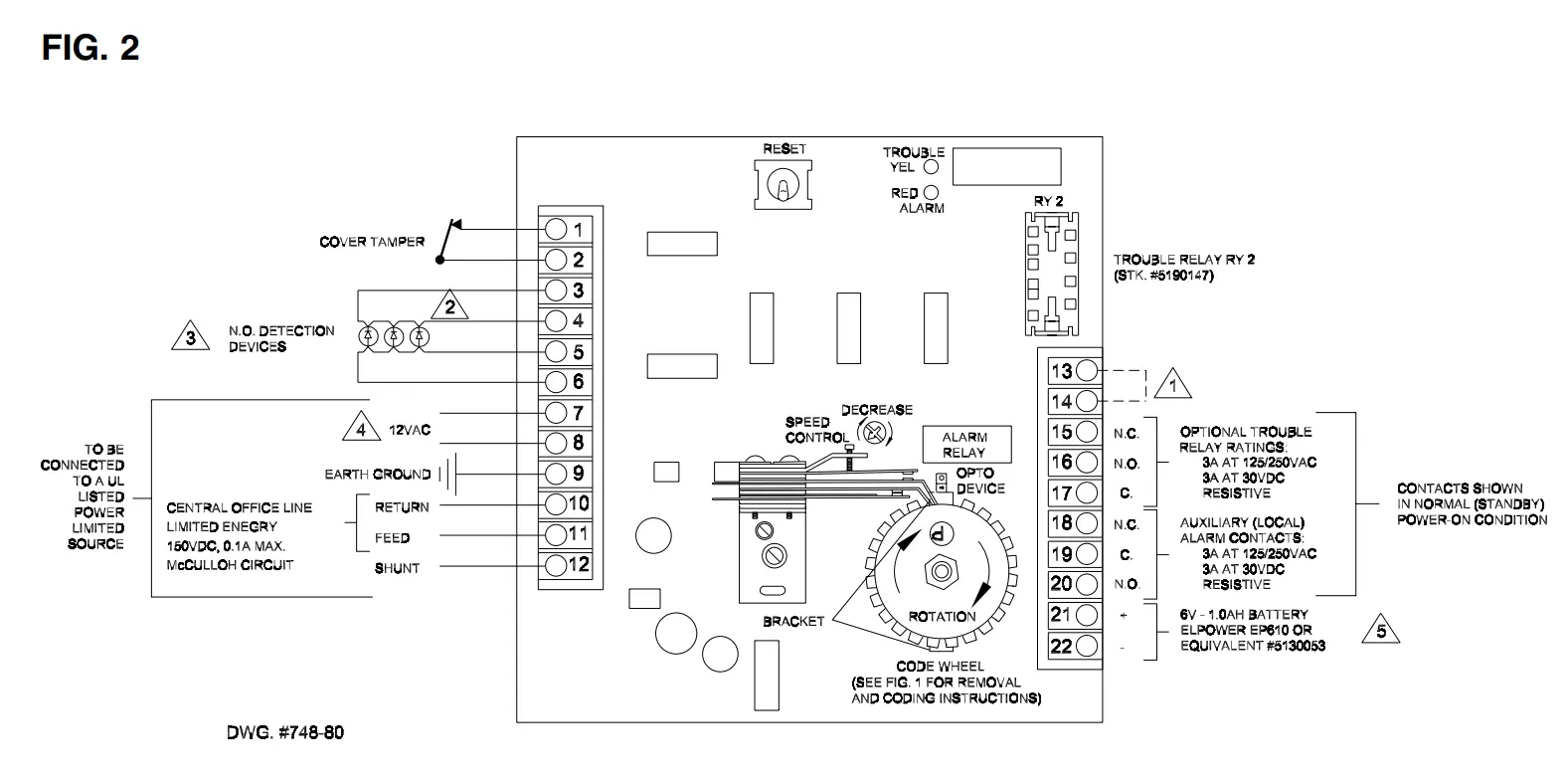 Coded Electric Fire Alarm Transmitter Installation