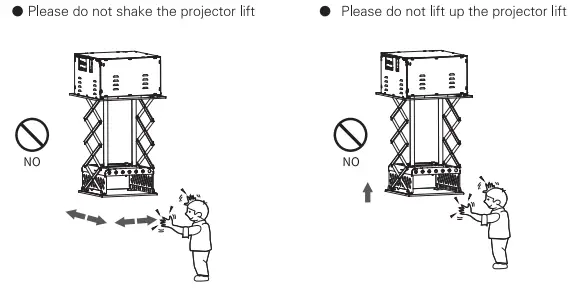 Grandview GPCK MB1000B Recessed Ceiling Motorized Projector Lift - cations