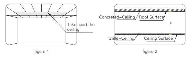 Grandview GPCK MB1000B Recessed Ceiling Motorized Projector Lift - grille