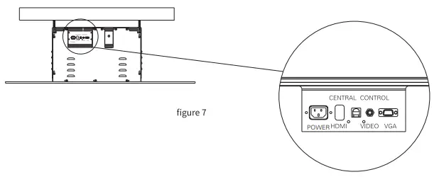 Grandview GPCK MB1000B Recessed Ceiling Motorized Projector Lift - localizer2