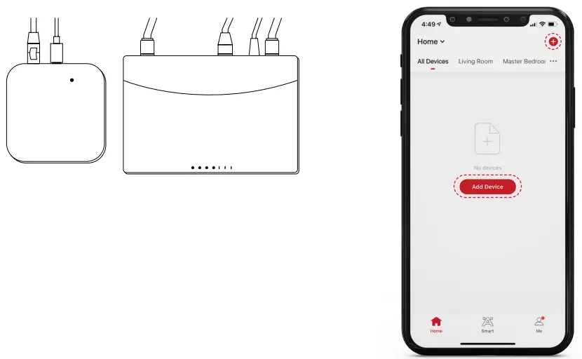 HAFELE DL7100 Pairing Manual Digital Door Lock with Smart Living Application - Fig 1