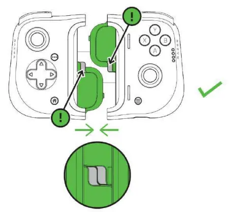 RAZER KISHI Universal Gaming Controller for IPhone - parts 10