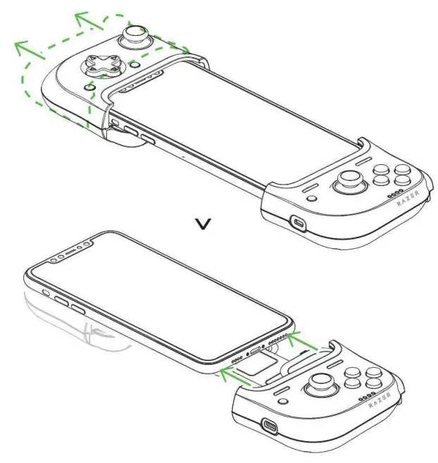 RAZER KISHI Universal Gaming Controller for IPhone - parts 9