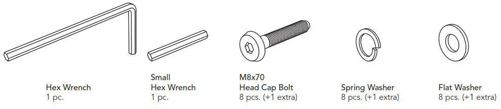 homestyle 5670 37 Chair - Hardware List