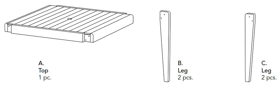 homestyle 5670 37 Chair - Part List 2