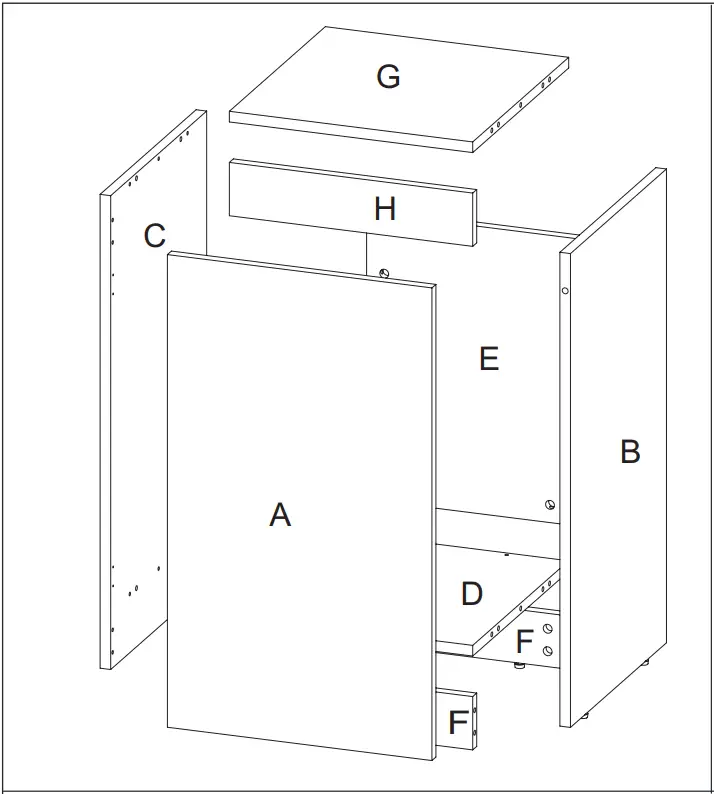 WATERBOX PB 1818 Aquarium Cabinet - FIGURE 1