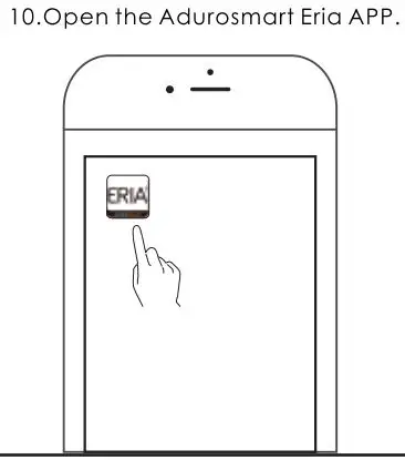 ADUROSMART 852263008626 Eria Switch Build in Module User Manual - Open the Adurosmart Eria App