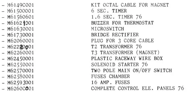CASA MINIPACK RAS-FM 76 Modular Systems Instruction Manual - MINIPACK RAS FM 76 I MACHINE
